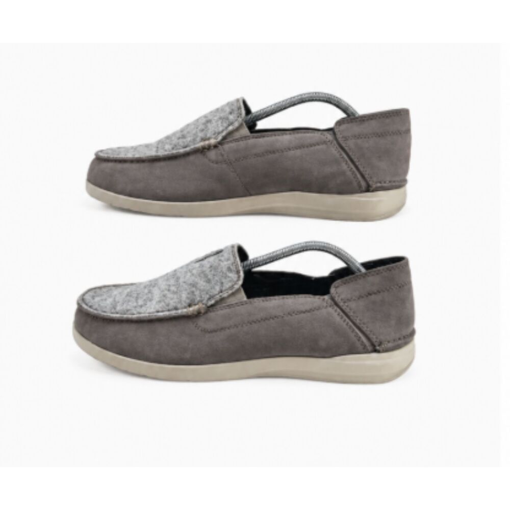 Clarks Mens 11 Gorwin Step Sneakers in Grey Suede NWOT